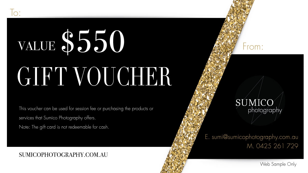 Gift Voucher $550 Gift Voucher $550